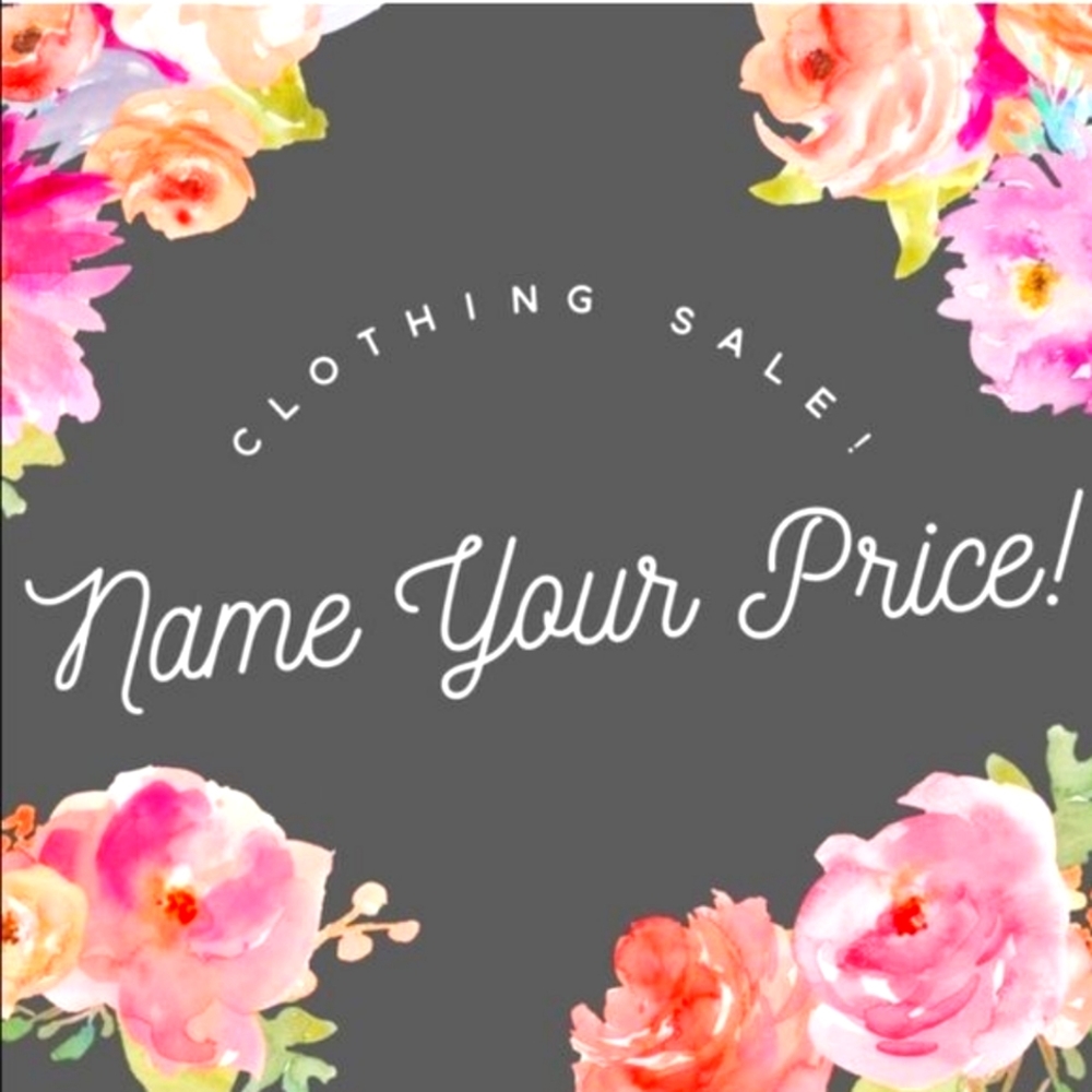Name your price... like an item and send an offer. Offers accepted or countered!